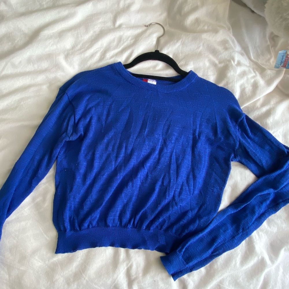 Electric blue H&M top